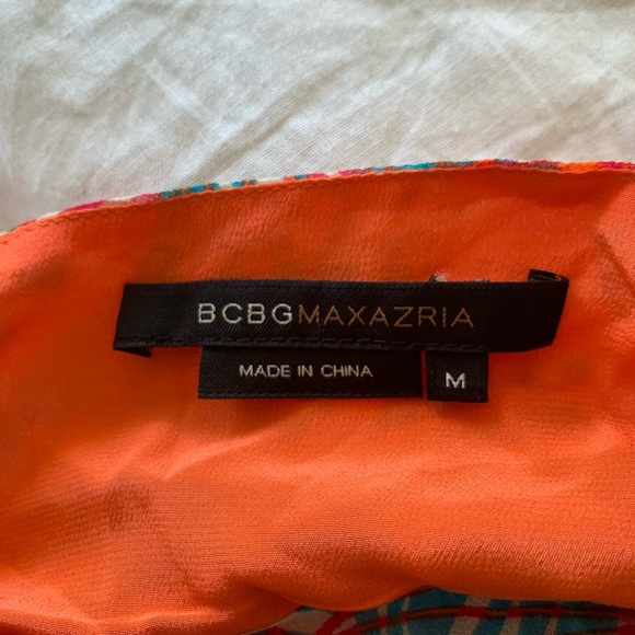 BCBGMaxazaria Tropical 90s Style Halter Top - Picture 6 of 6
